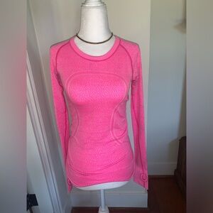 Lululemon Swiftly Tech Long Sleeve Hot Pink